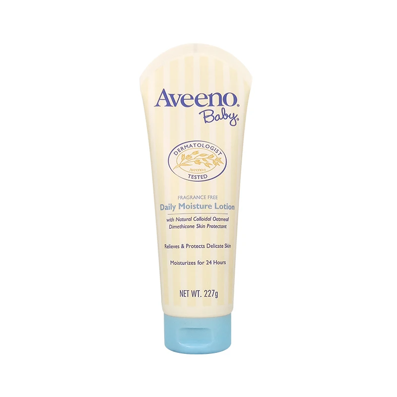 Aveeno Baby Fragrance Free Daily Moisture Lotion with Natural Colloidal Oatmeal Dimethicone Skin Protectant 227g