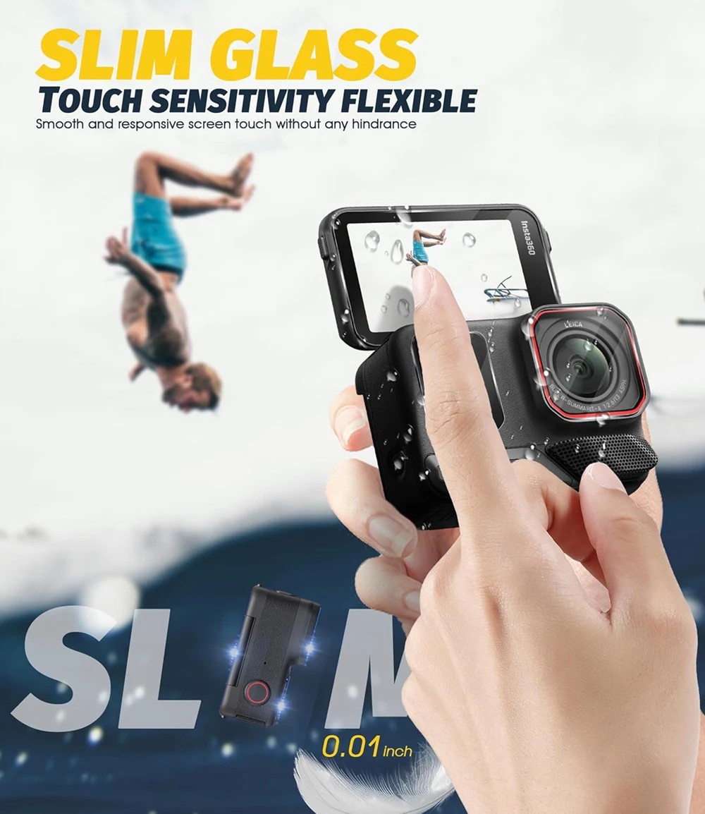 Для Insta360 Ace Pro 2, защитная пленка из закаленного стекла, крышка объектива, чехол для Insta 360 Ace Pro 2, аксессуары