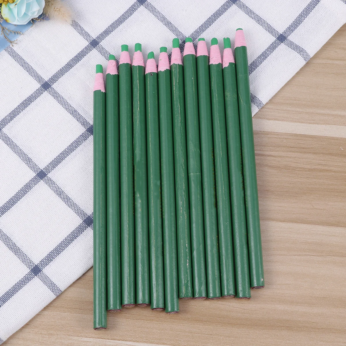 12 قطعة علامة عصا الشمع المقشر سهلة الاستخدام للسيراميك والزجاج والقماش الخشبي والنسيج المعدني بمناسبة قلم رصاص علامة التقشير #4