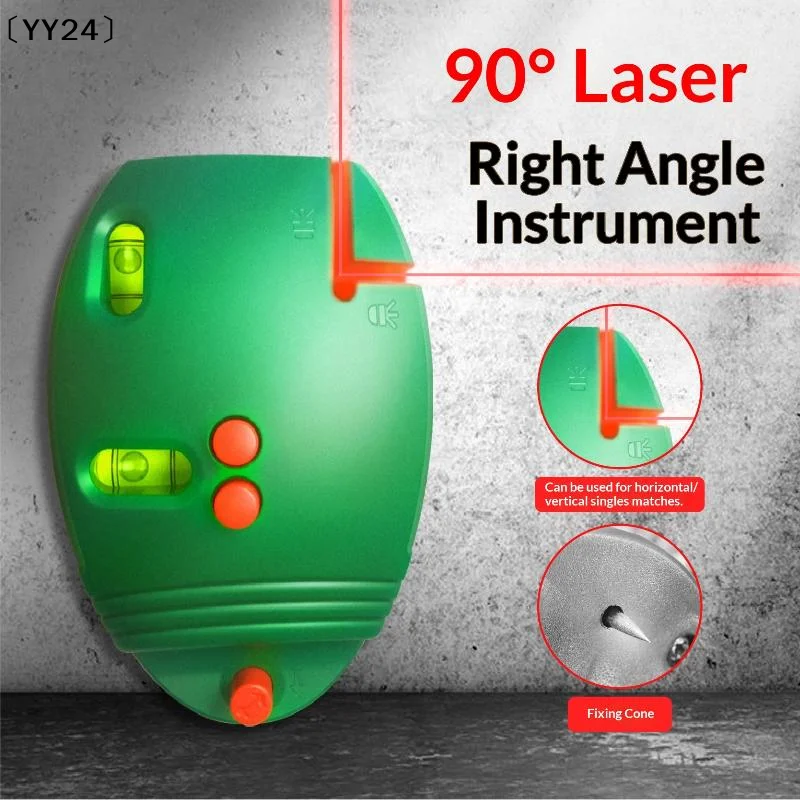 1Pcs Electronic Infrared Line Level 90 Degree Laser Level High Precision Long Distance Wall Level Measuring Instrument〔YY24〕