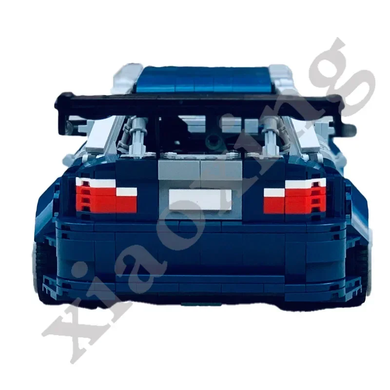 

New Premium Car 1238pcs Flying Car Toy E46 M3 GTR Super Sports Car Racing Mosaic Block Adult Children Puzzle Gift Toy Moc-59003