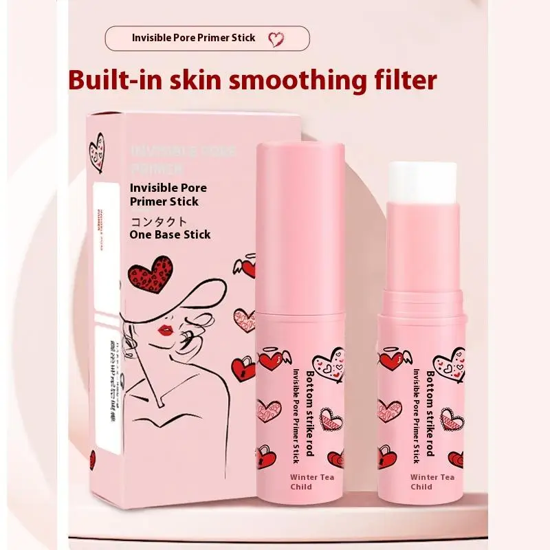 New 8g Waterproof Invisible Pore Primer Stick - Oil-Control, Smooth Fine Lines, And Isolation Makeup Base