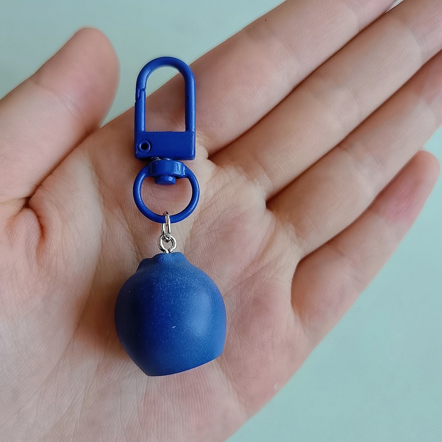 Cute Resin Simulation Fruit Keychain Blueberry Key Ring Pendants for Women Girls Handbag Decor Kid's Jewelry Gifts