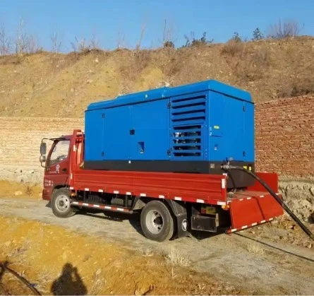 Customized China Style Mobile Diesel Screw Portable Air Compressor Use In Drilling Holes Core Mining 20hp Air Compressor For Sal
