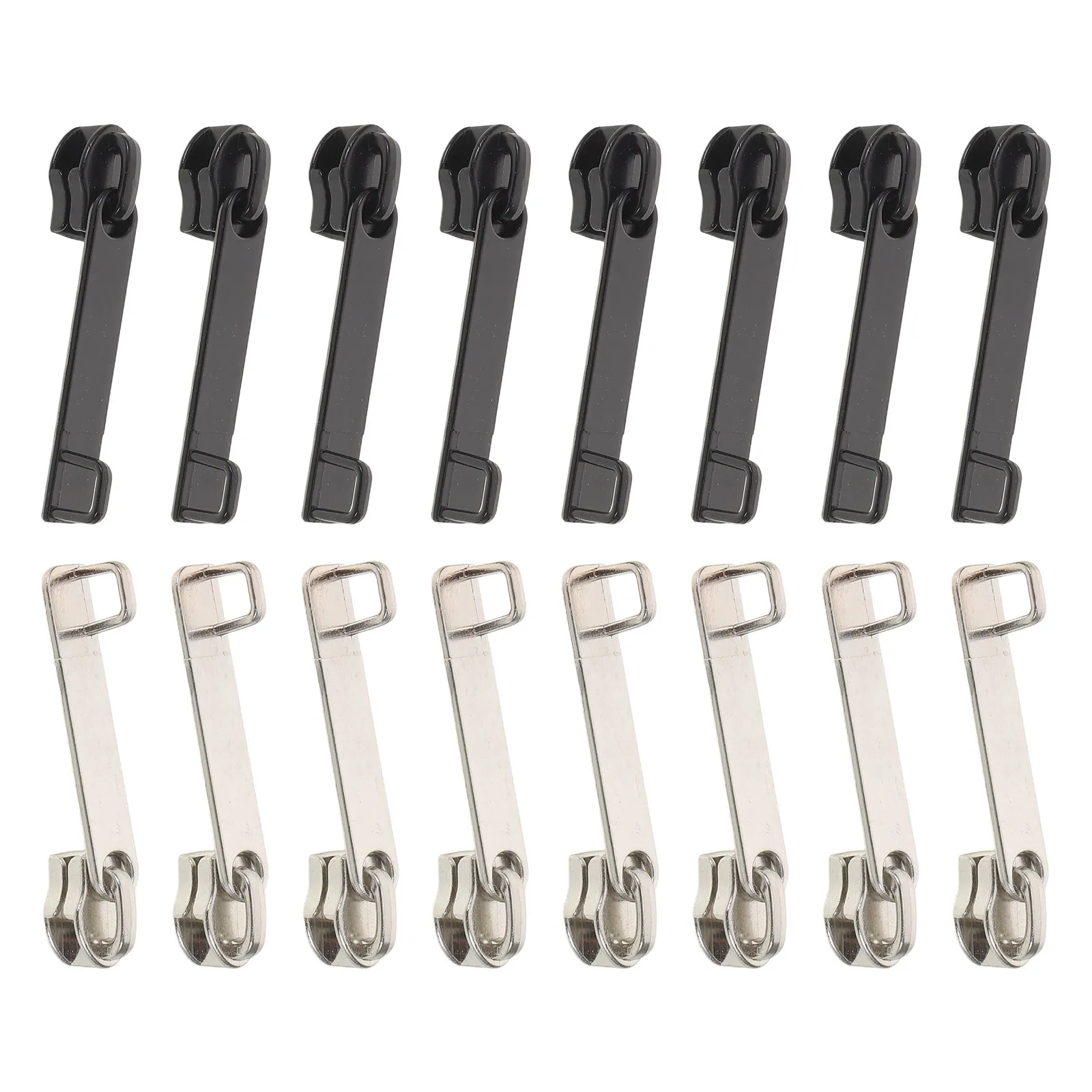 16Pcs Anti-Explosion Luggage Zipper Pull Double-Layer Nylon Replacement for Suitcase Jackets Travel Security Lock