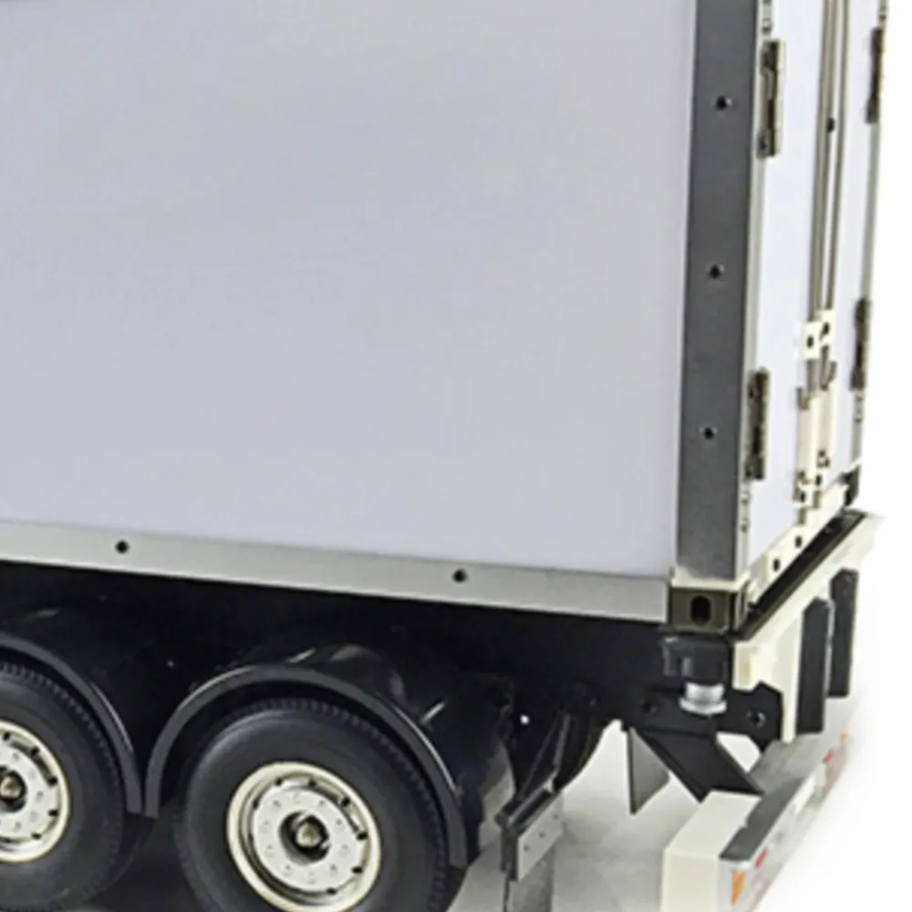 

Распродажа США TOUCAN 1/14 40 футов Reefer Полуприцеп 3 оси Шасси Контейнер Трактор Грузовик