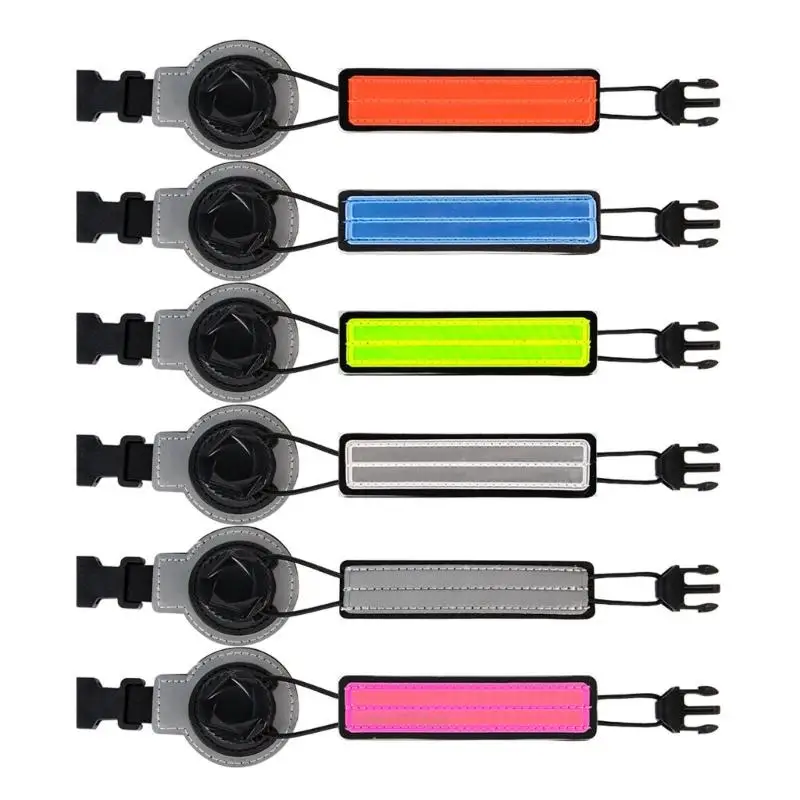 X5XA Elastic Cycling Ankle Straps Adjustable Reflective Safety Ankle Band For Biking Cycling Running Hiking Outdoor Sport