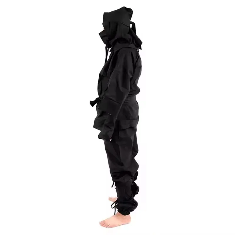Martial Arts Ninja Training Uniform Custom Logo Design Comfortable Stage Performance Costume Cosplay Outfit for Adults