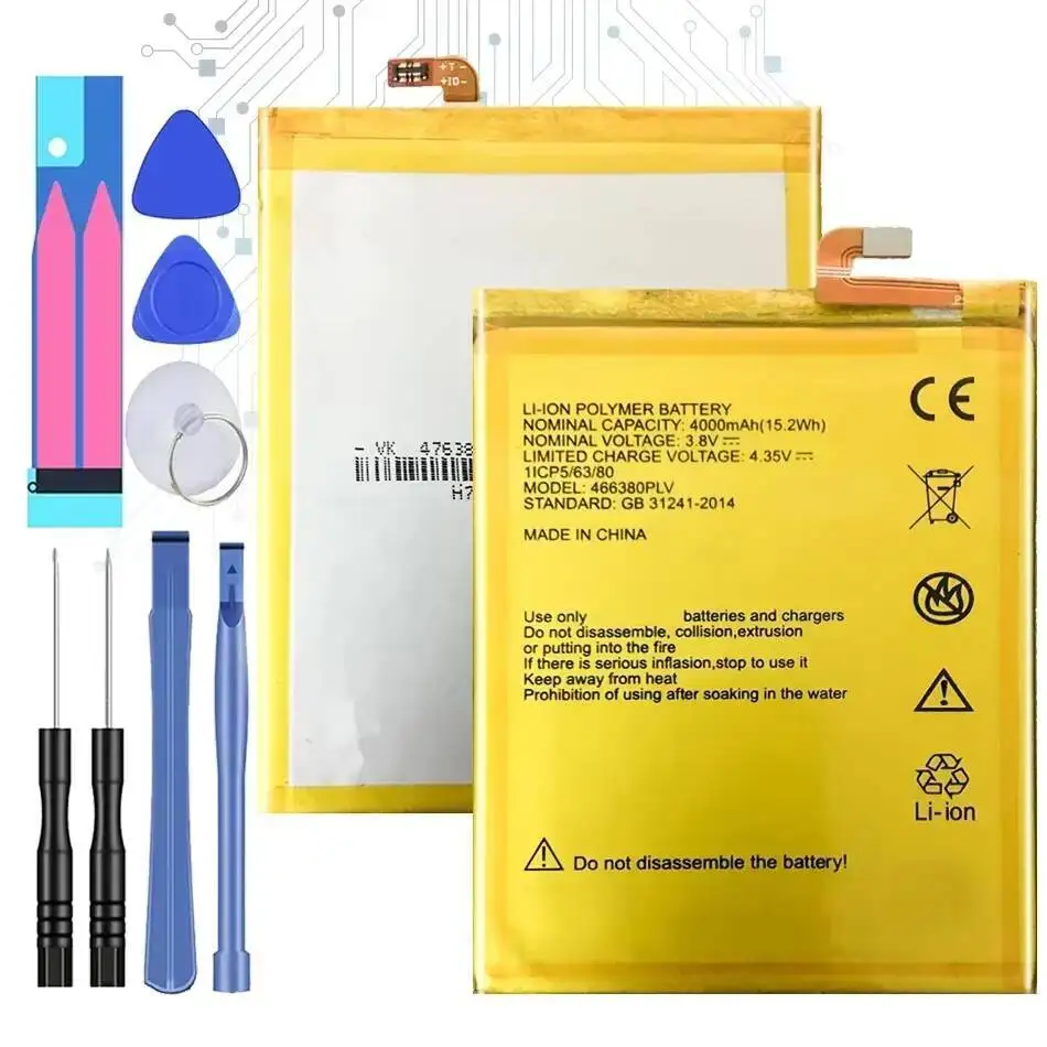 

466380PLV Environmentally Friendly For Zte Blade A610 A610C A610T BA610C BA610T 4000Mah Mobile Phone Battery Long-Lasting