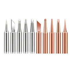 5PCS/Set Internal Heating Soldering Tip Kit Copper Electric Welding Iron Nozzle Head 900M Solder Stations Tools
