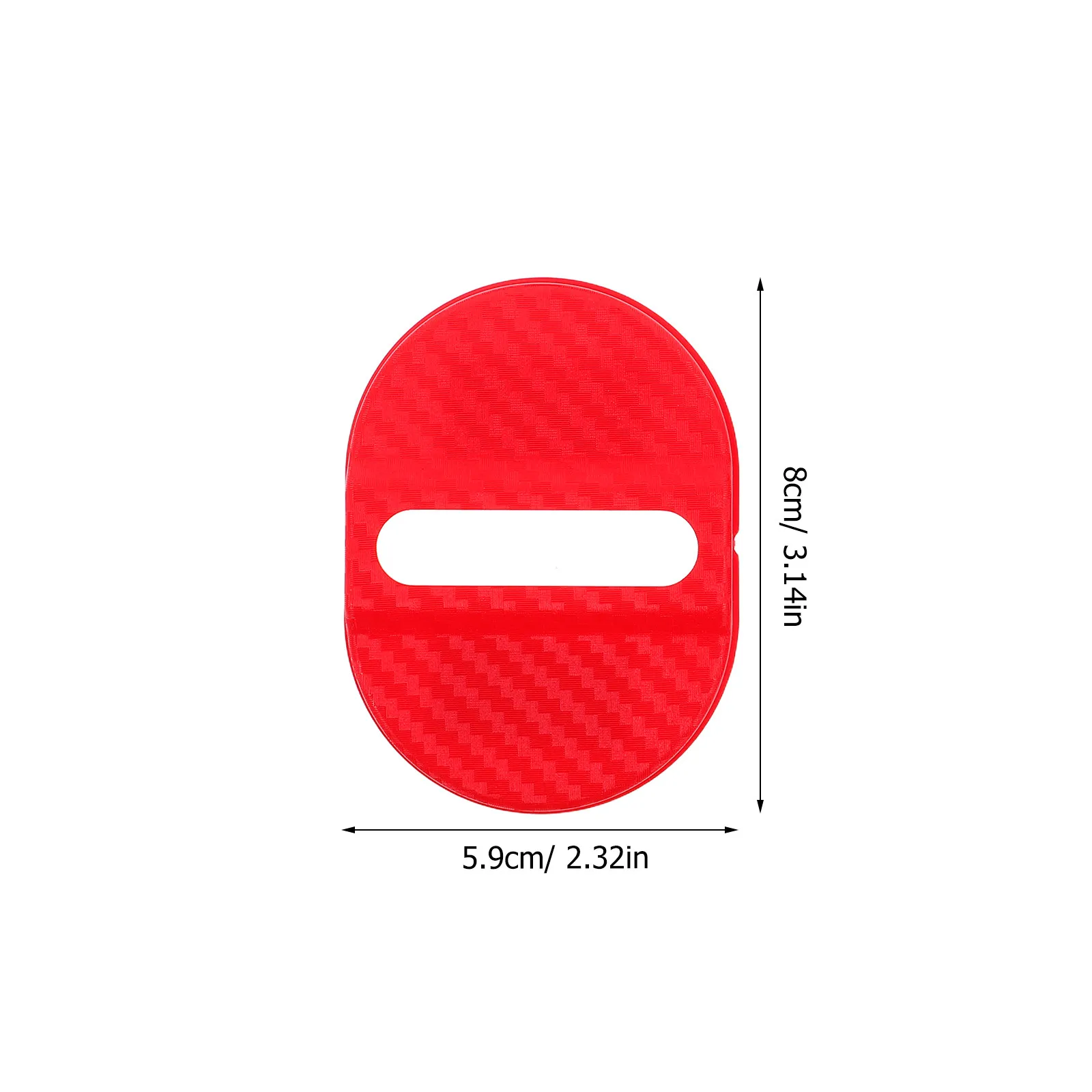 4Pcs Universal Plastic Car Door Lock Protection Pad Thickened Anti-Collision Shock Absorber Cushion for Smooth Quiet Closure