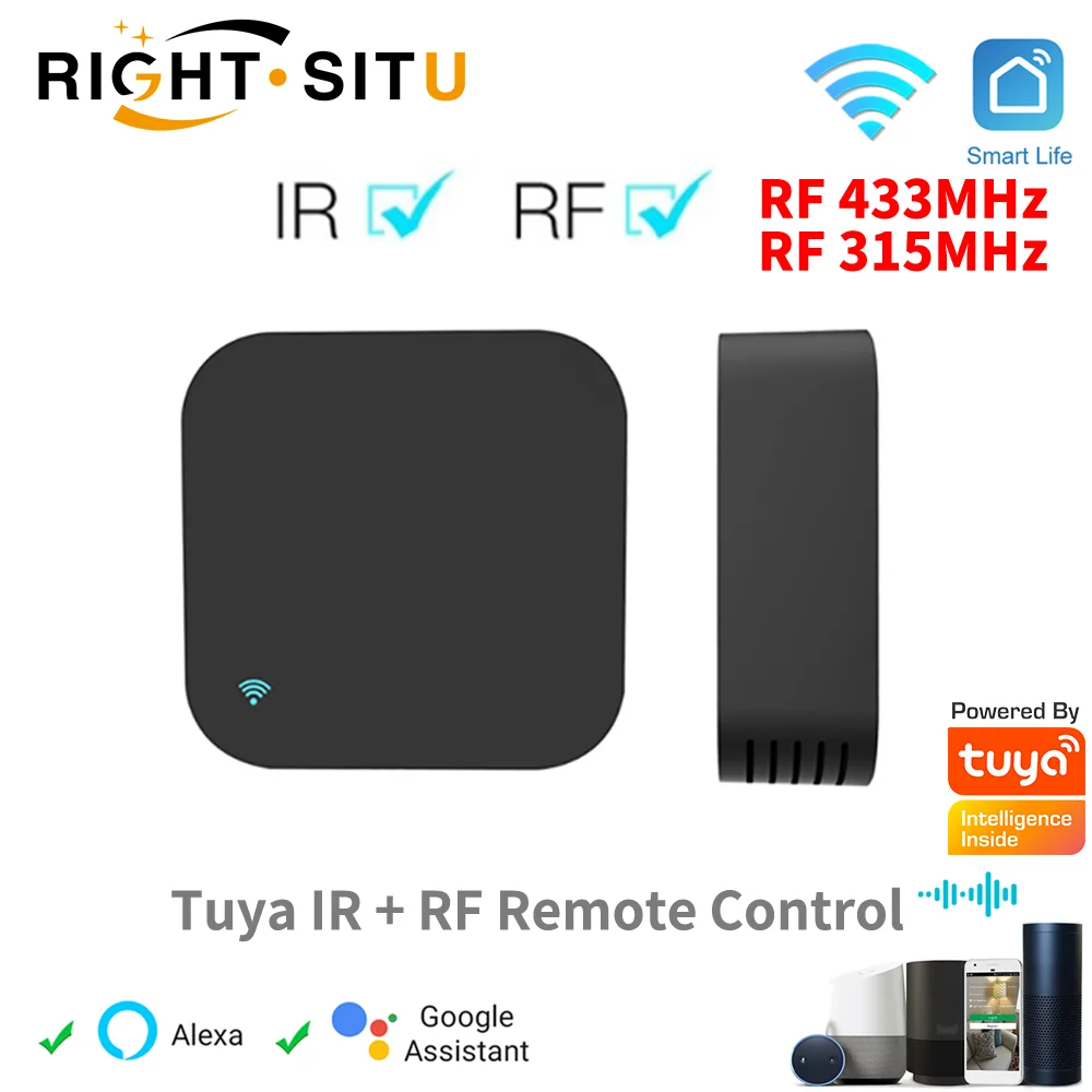 

Умный RF ИК-пульт дистанционного управления Tuya, Wi-Fi, умный дом для кондиционера, ALL TV, LG TV, поддержка Alexa, Google Home