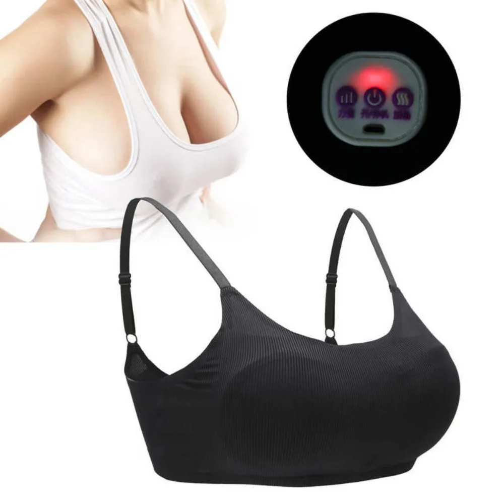 Portable Electric Breast Massage Bra Wireless Heating Vibration Chest Breast Stimulator Devices Prevent Sagging Breasts Massager - Image 6