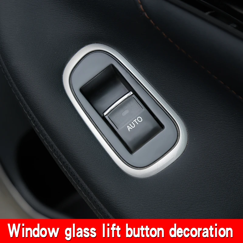 Automobile interior accessories suitable for 210 series Toyota Crown window lifting window button decoration patch