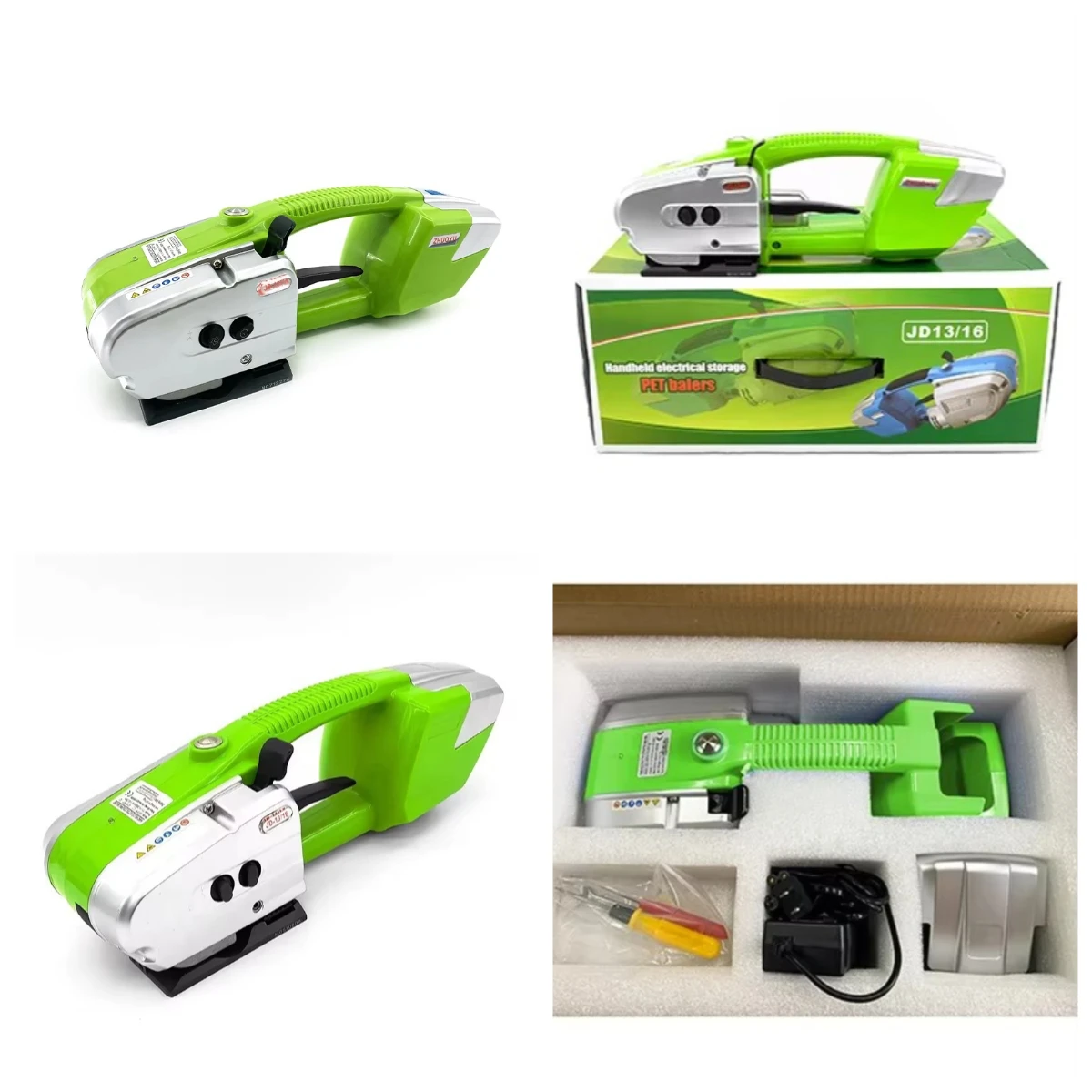 

STLF OYPHandheld JD13/16 Electric Battery Powered Plastic Manual Packer Strapping Banding Tool Machine for PET