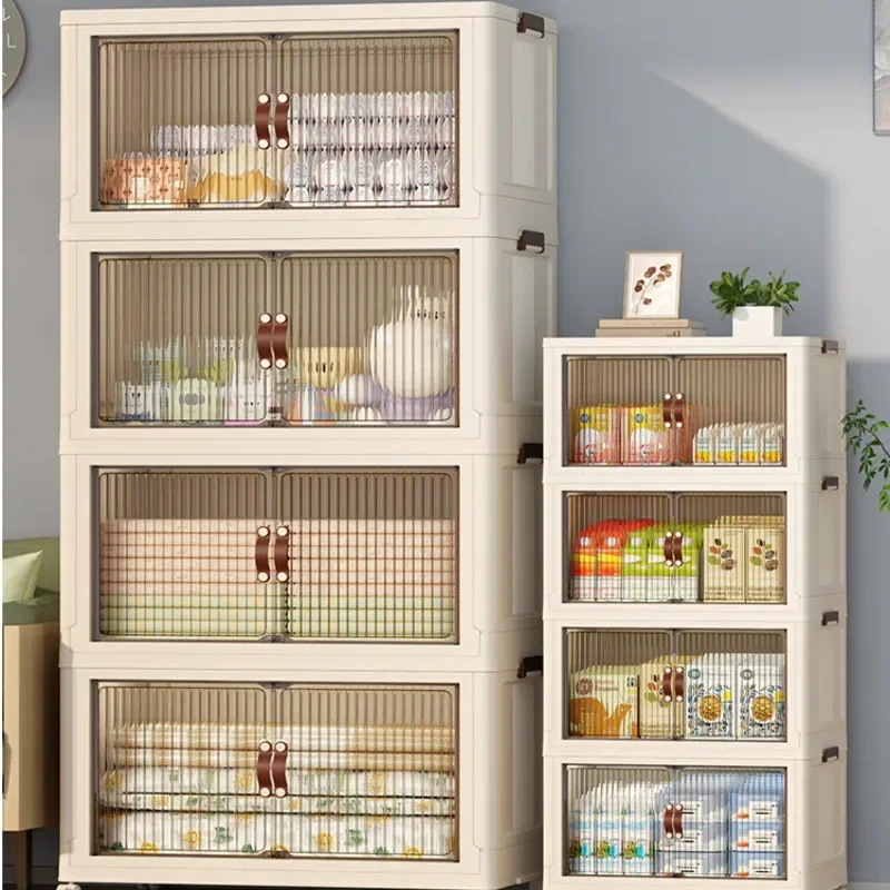 

Genuine Home Free Installation Baby Chest Dustproof Moisture Proof Transparent Children's Toys Snacks Cabinet Bedroom Locker