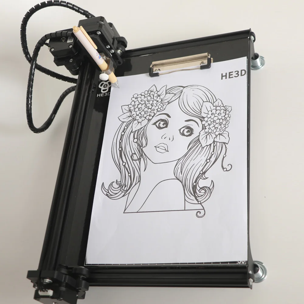 

Automatic writing machine robot line drawing machine Plotter copying machine automatic support Russian