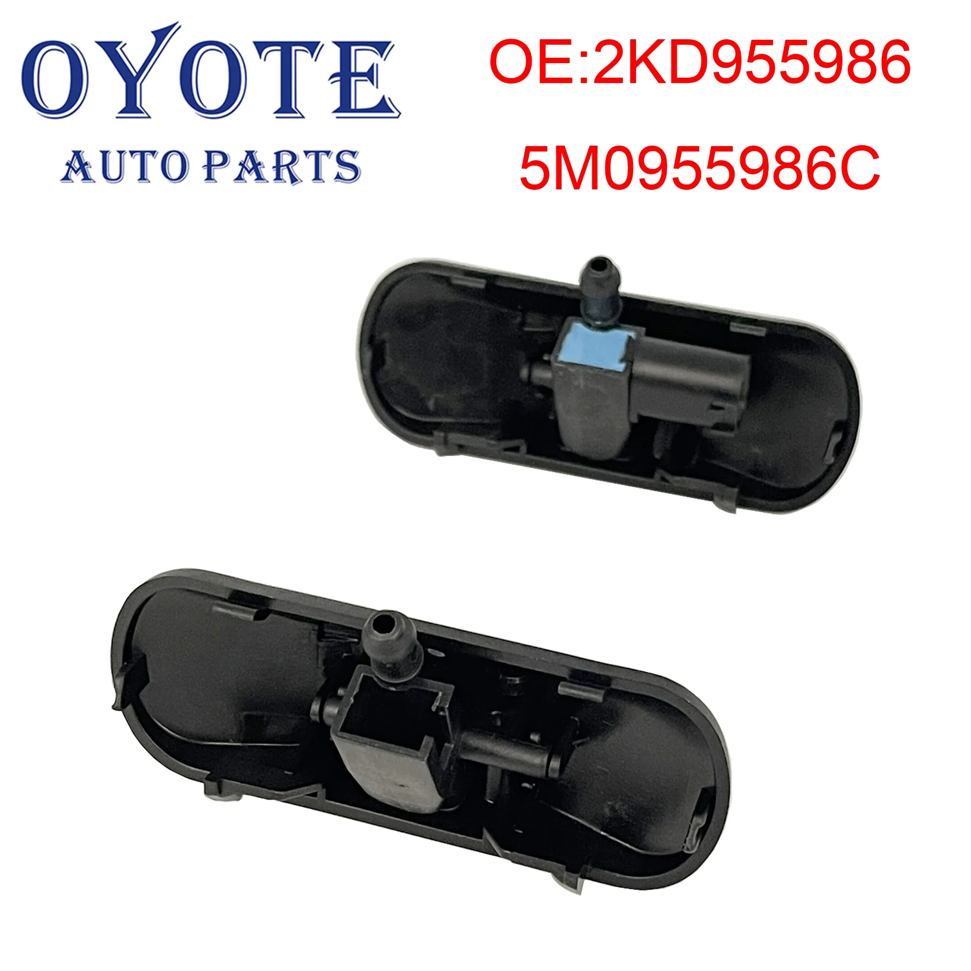 OYOTE 2KD955986 5M0955986C Windscreen Washer Nozzle Jet Water Spray Nozzle With Heating For VW Passat B6 B7 Jeta Golf MK5 MK6