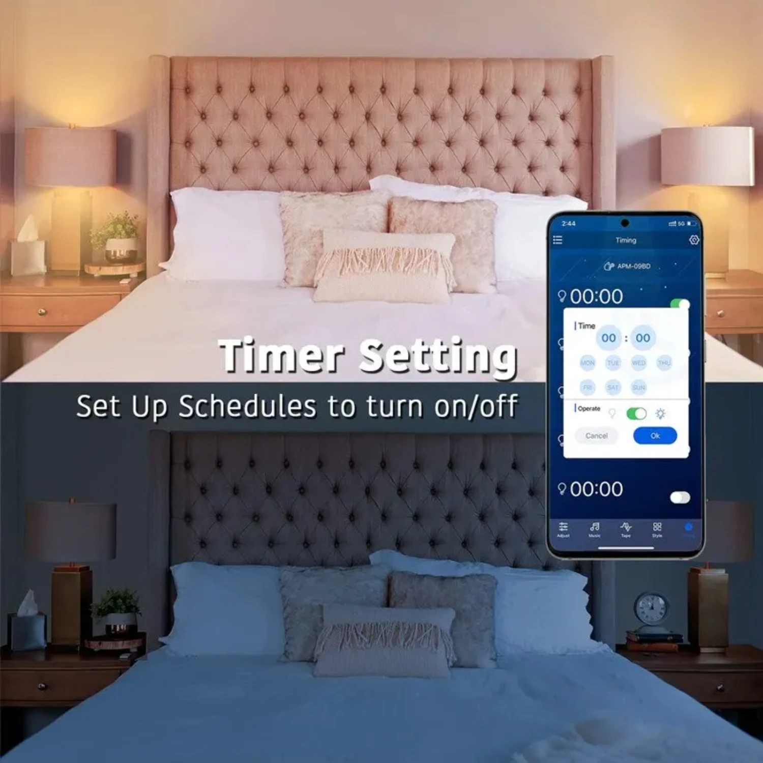 Wifi Led Spotlight GU10 Smart Led Light Bulb Alexa Lamp Bluetooth 9W RGB CW WW 220V APP Voice Control Smart Life