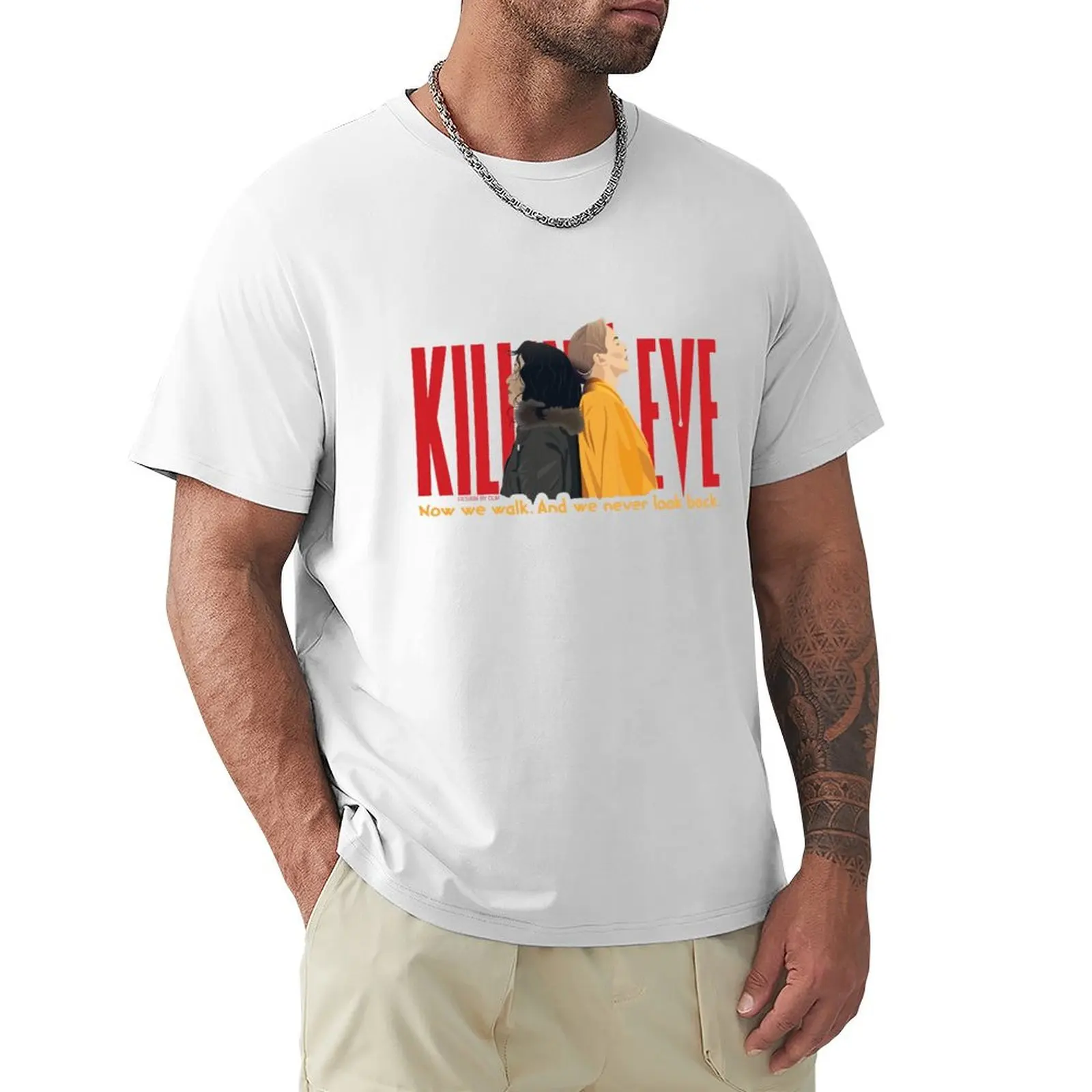 

Killing Eve - Bridge Scene (with quote) T-Shirt shirts graphic tees Short sleeve tee quick-drying mens t shirts pack