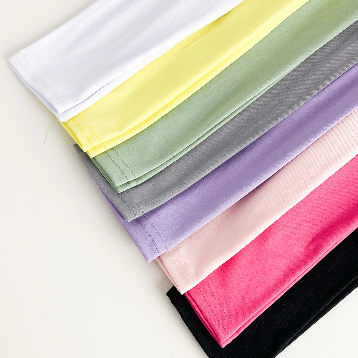 8-teiliges Set Mädchen-Strumpfhosen in Bonbonfarben, 3/4-Länge, für Babys, Kleinkinder und Kinder, Geeignet für Mädchen zum Ausgehen – Detail 4