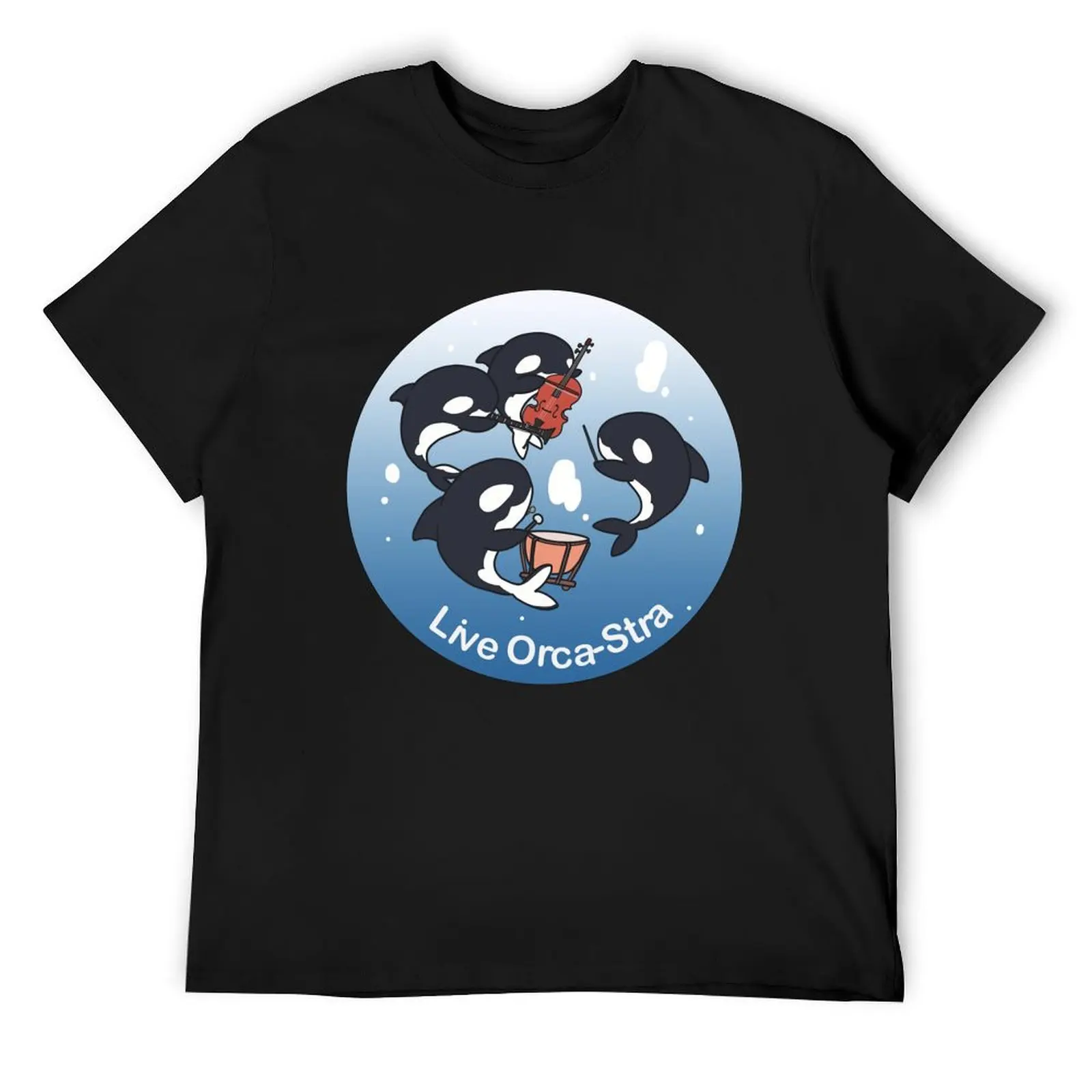 Live Orca-Stra T-Shirt cute tops essential t shirt designer shirts plain black t shirts men