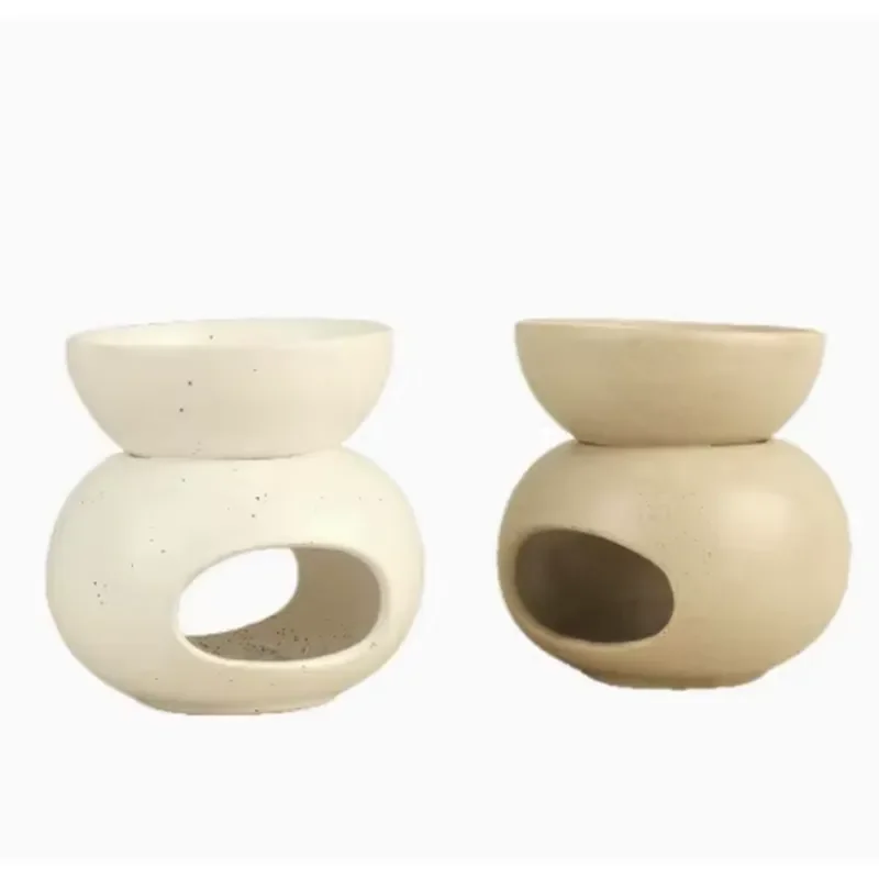 for Ceramic Essential Oil Burner with Candle Plate  European Simple Household Aromatherapy Machine