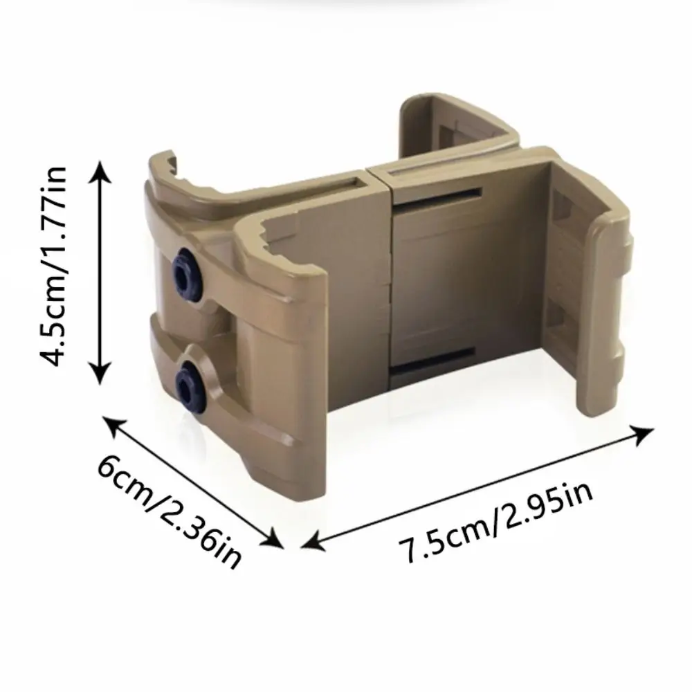 Многофункциональный двойной зажим для магазина, двойной зажим для магазина, параллельный соединитель M4, регулируемый зажим с пружиной