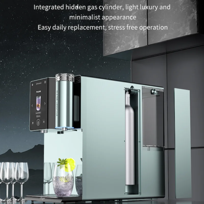 Self Cleaning Electric Hot Cold Filter Water Purifier Reverse Osmosis 3-Stage Filtration Countertop Water Household