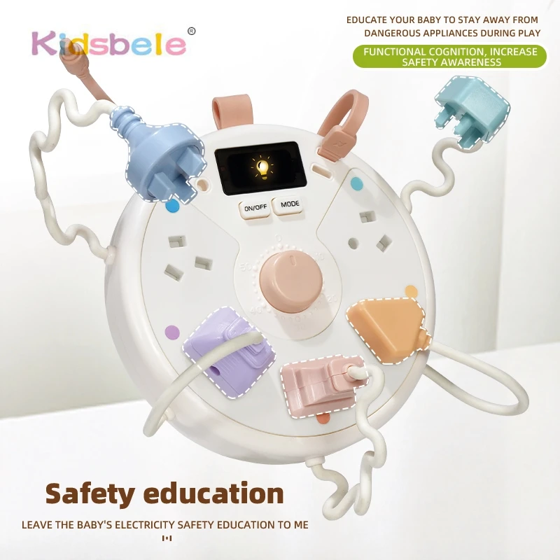 

Развивающая доска Монтессори с розетками и выключателями для малышей: игрушка для развития мелкой моторики, распознавания цветов и форм, сенсорного восприятия. Отличный подарок для раннего развития.