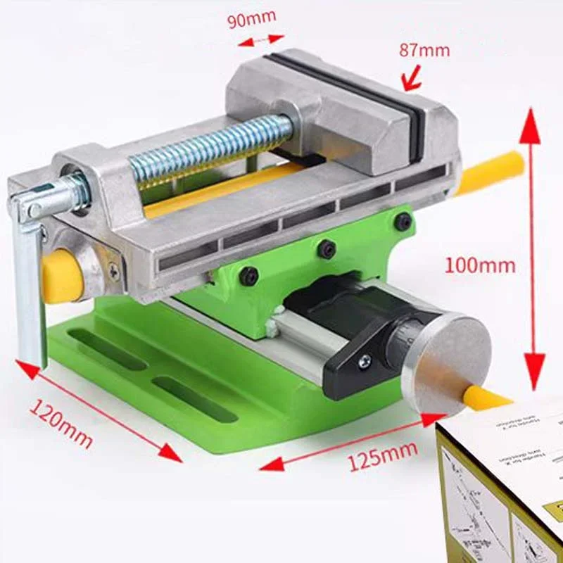 Imagem -03 - Polegada Cross Slide Vise Vice Tabela Composto Mesa Worktable Banco Alunimun Liga Corpo para Fresagem Perfuração 3