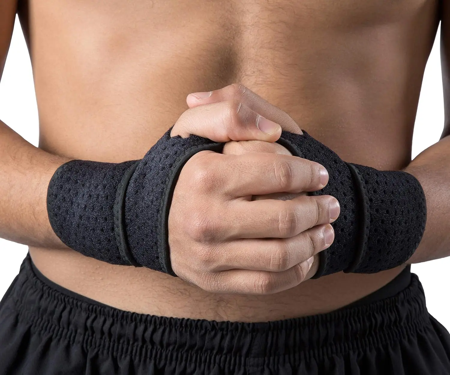 HiRui 2 Pack Wrist Compression Strap and Wrist Brace Sport Wrist Support for Fitness, Weightlifting, Tendonitis, Carpal Tunnel A