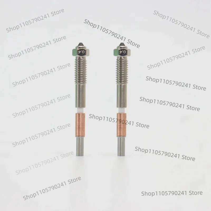 2Pcs Bimetal Nozzle Replacement for QIDI TECH Plus 4 3D Printer Extruder Parts