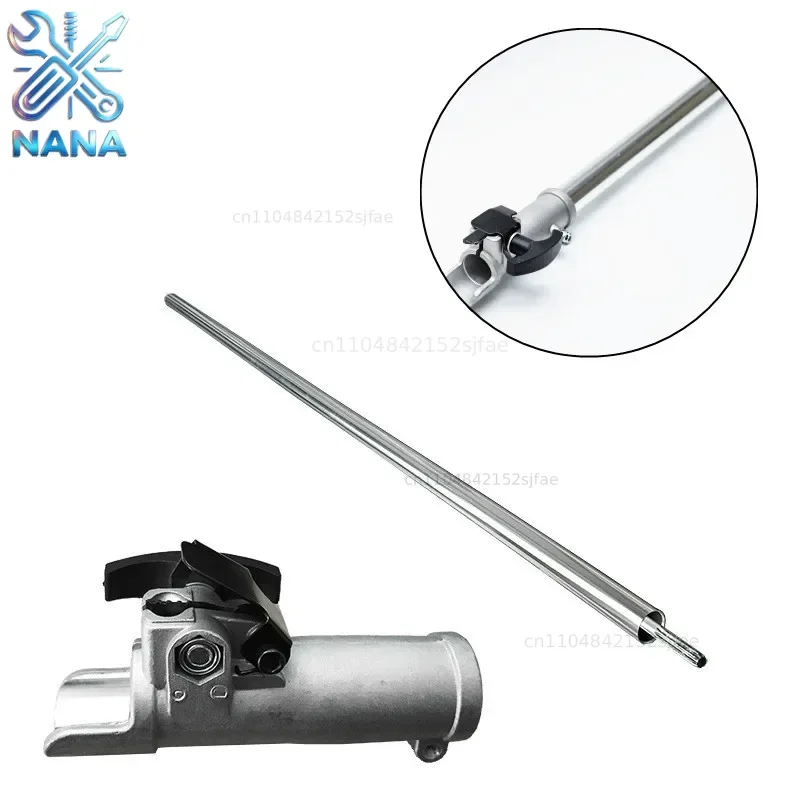 High Branches Saw 75CM Extension  Aluminum  Tube 7/9 Teeth Shaft Quick Connector for Garden BrushCutter Pole