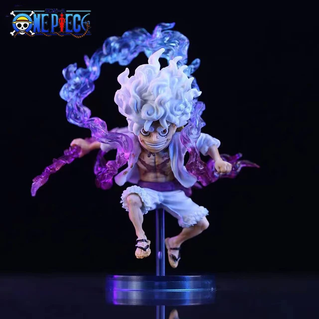 10cm jednoczęściowe figurki Luffy Anime GEAR5 Boże słońce Nika Luffy figurki kolekcja modeli z pcv lalki dzieci prezenty urodzinowe