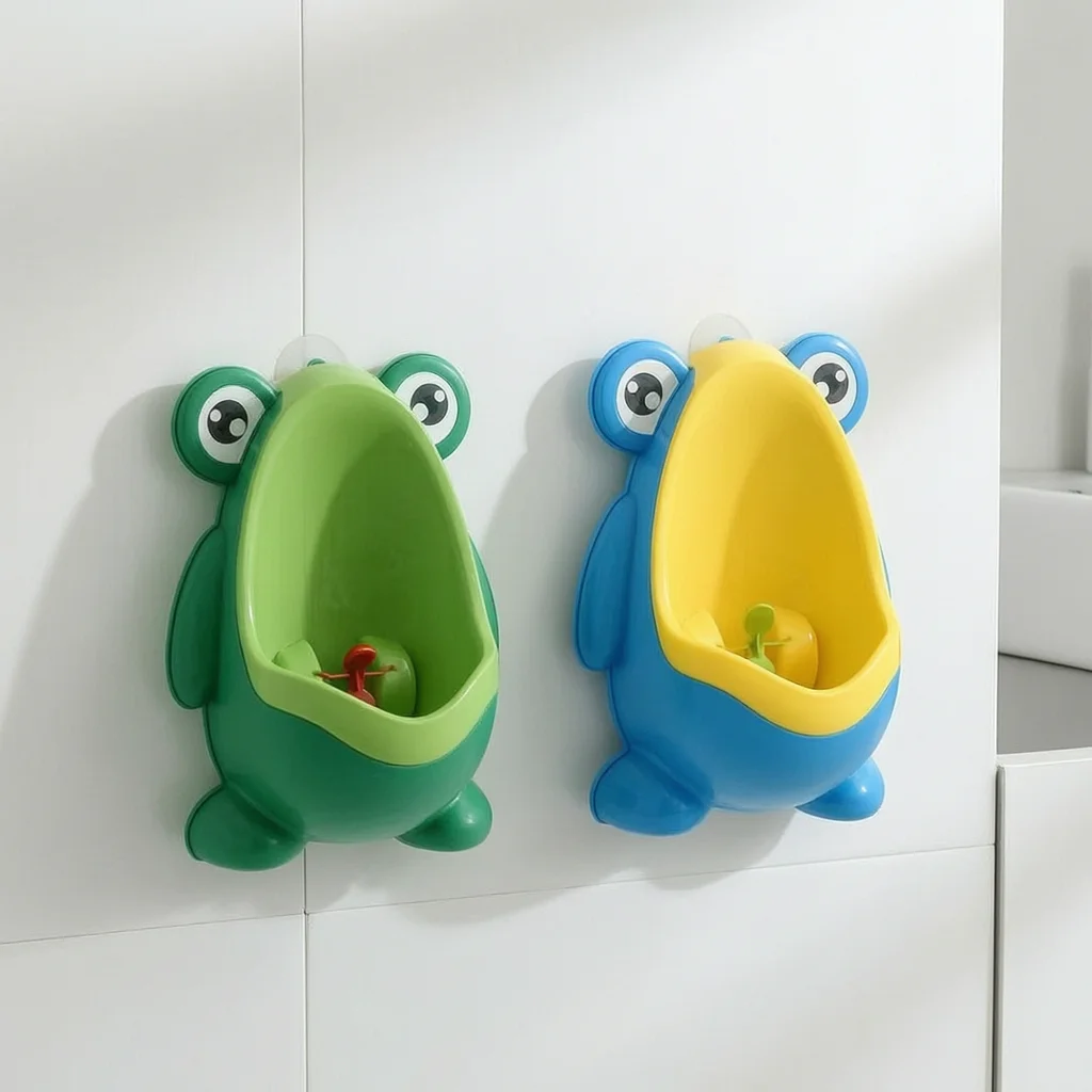 Urinal Wall Mounted Frog Design Pee Trainer For Kids Potty Training With Target Aim Bathroom Standing Toilet