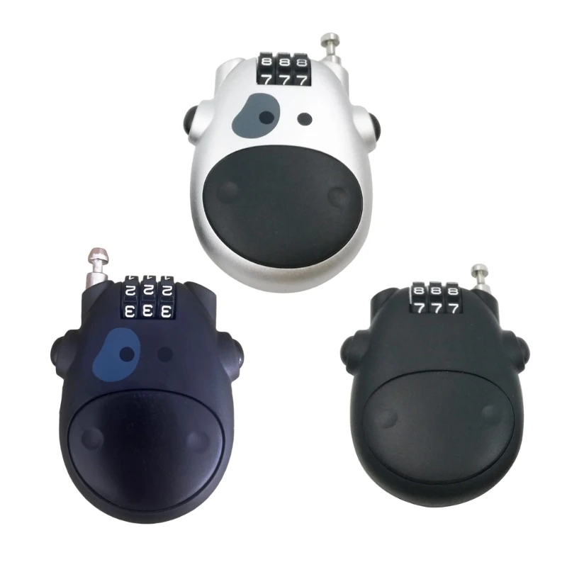 652F Regulable 4 Figure Telescopicing Cable Lock Outdoor Passwords Rings Lock Fixed