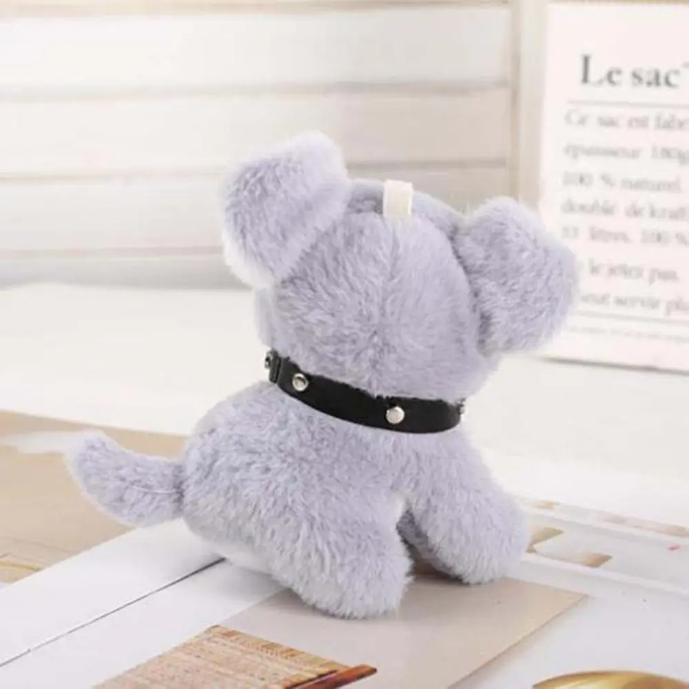 Funny Cute Cartoon Simulation Dog Keychain Simulation Small Pendant Dog Pendant Bag Charm 12cm Animal Pendant Bag Decor