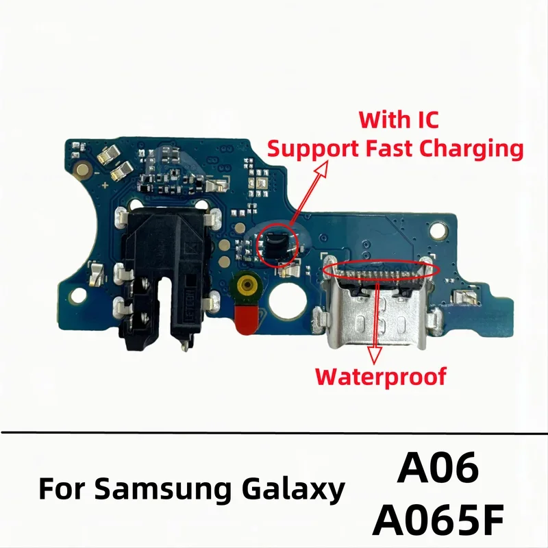 

USB Charger Dock Connector Board Charging Port Flex Cable For Samsung Galaxy A06 SM-A065F A065F