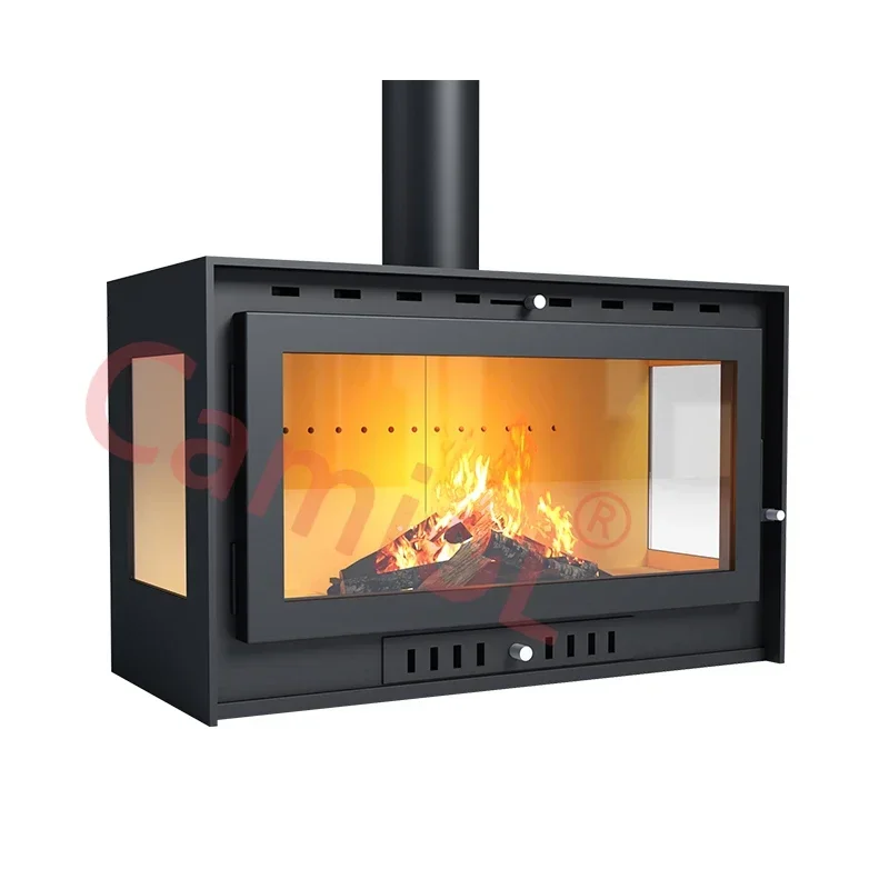 European Quality Cast Iron Fireplace Gas Fire Place Classic Design Cast Iron Material Made Long-lasting Wood Burning Fireplaces