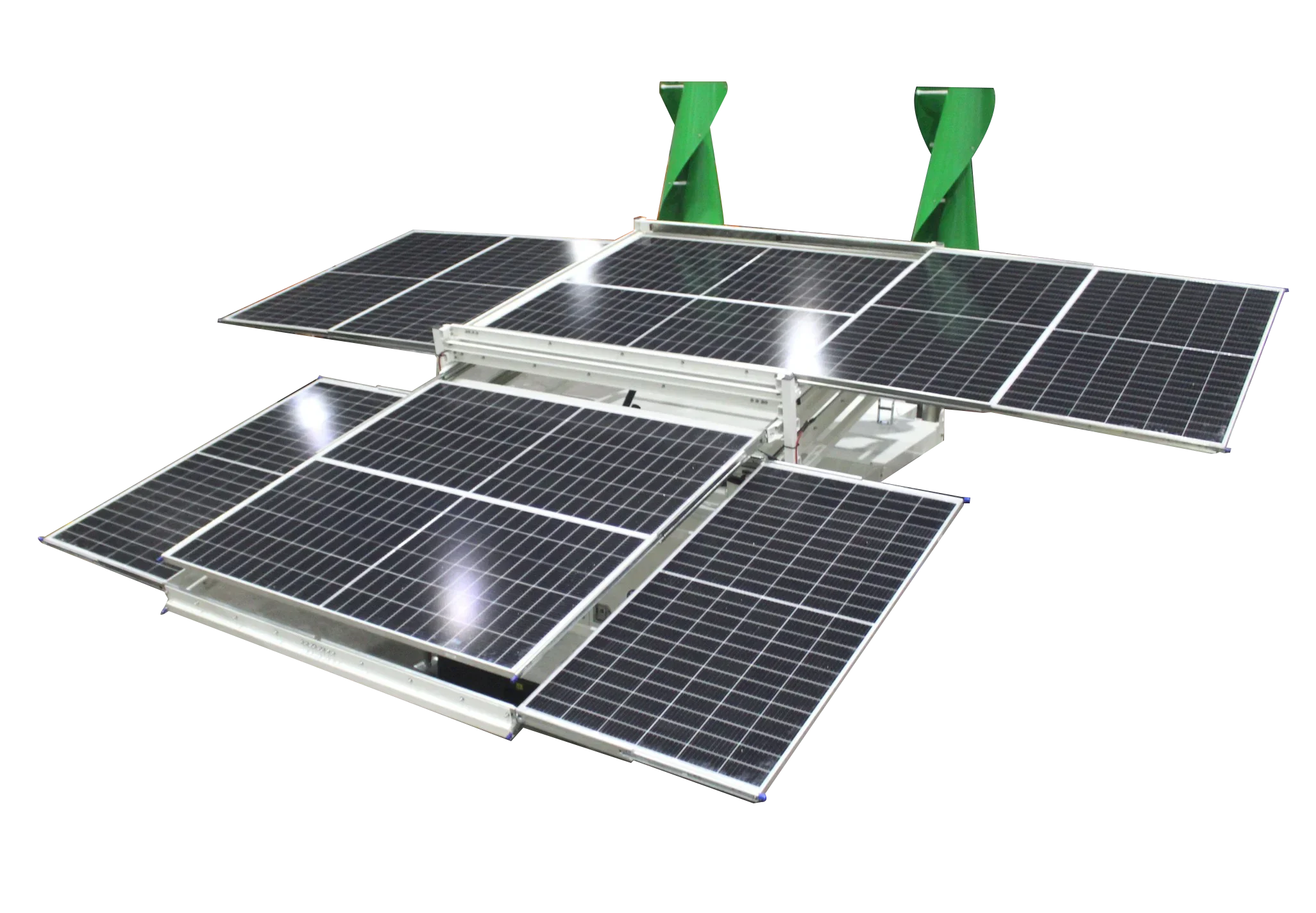 Hybrid Power Generator Solar And Wind Turbine Power Station 4150W 25kwh