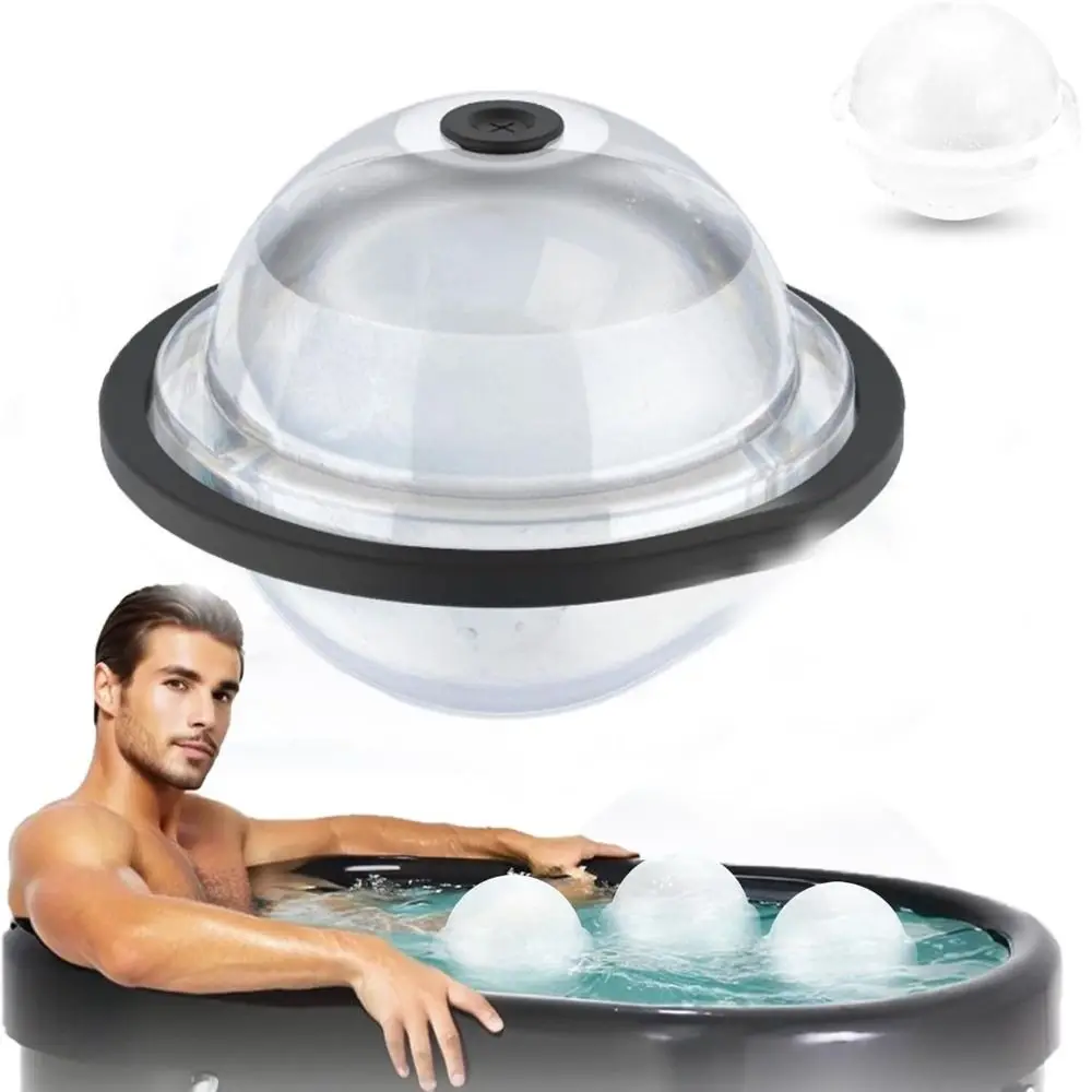 

New Reusable Round Ice Block Mold Easy Release Large Size Extra Large Ice Molds Extra Large Ice Cube Tray Ice Bath