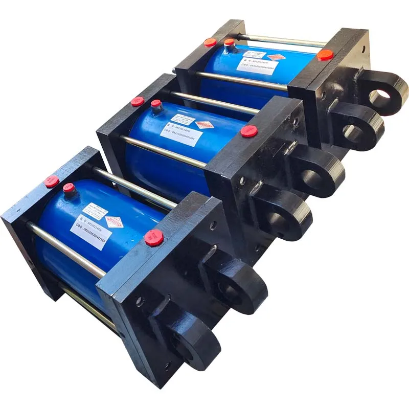 High Temperature Double Acting Pneumatic Air Cylinder Long Stroke 160/200/250 Piston Clevis/Flange/Shaft/Thread/Tripod Mount