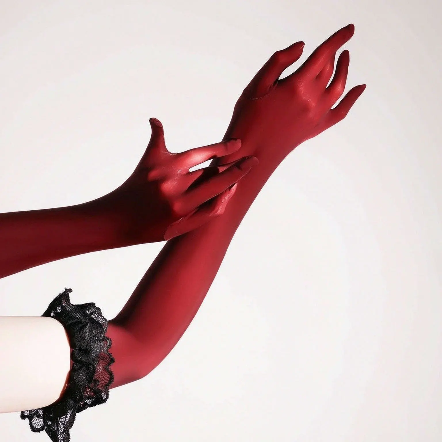 sexy-lace-flower-side-five-finger-gloves-women-high-elastic-oil-shiny-smooth-nightclub-stage-performance-party-woman-long-gloves