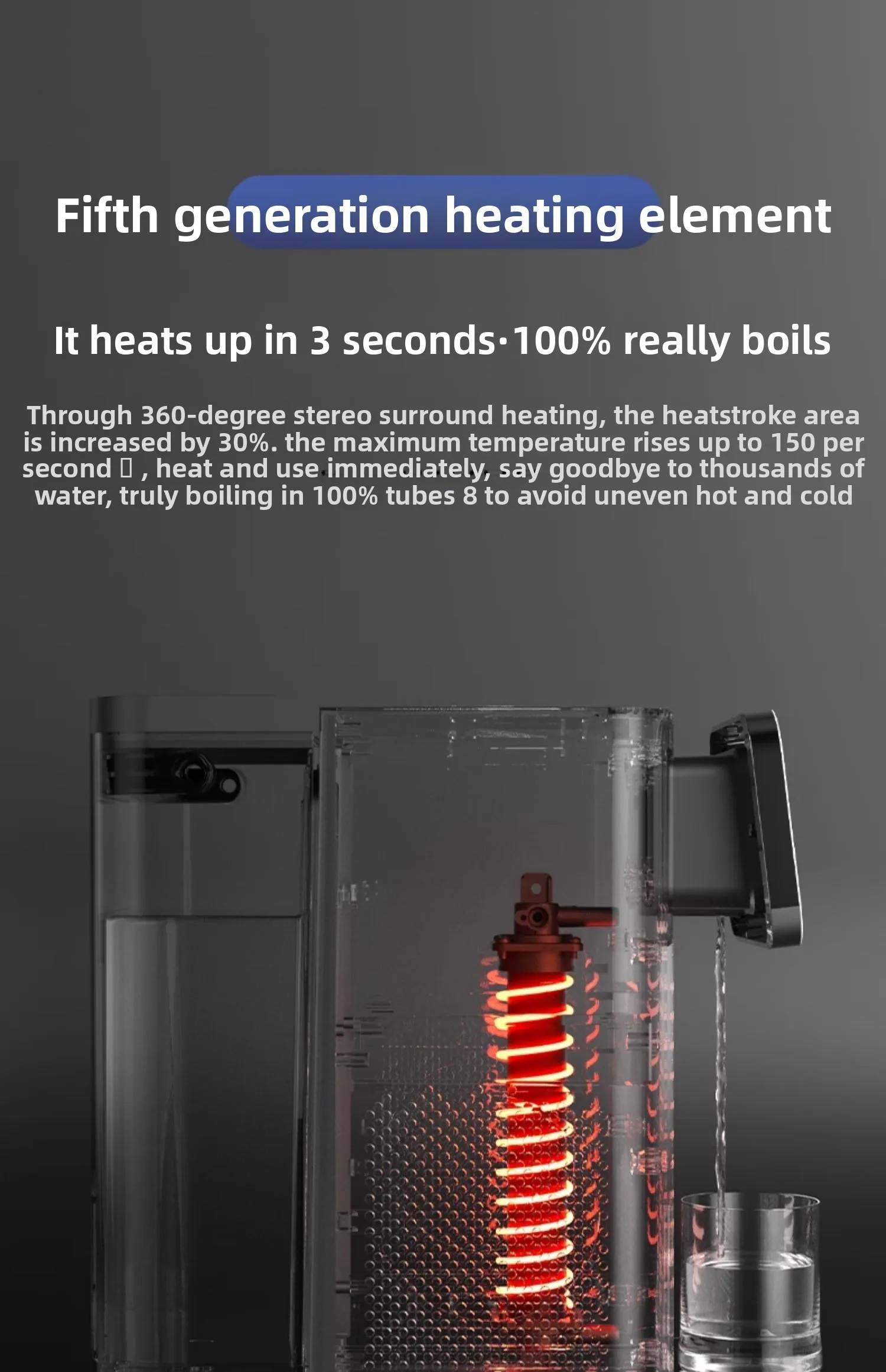 Instant Cooling Water Dispenser Household Desktop Installation-free Water Dispenser Quick Heating Direct Drinking Machinec9