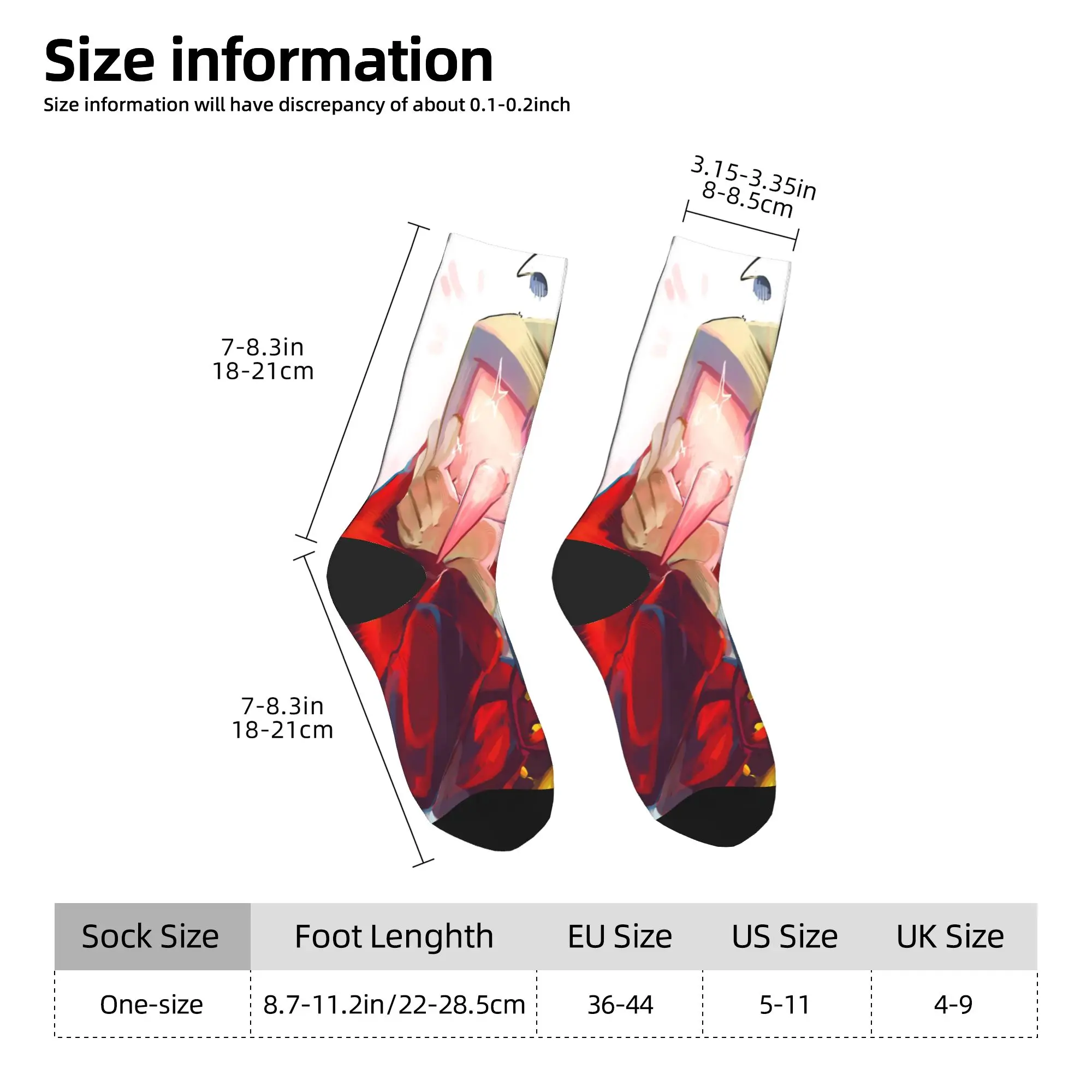 Calcetines divertidos de fútbol Tenna TV Deltarune, calcetines largos de poliéster para mujeres y hombres, transpirables