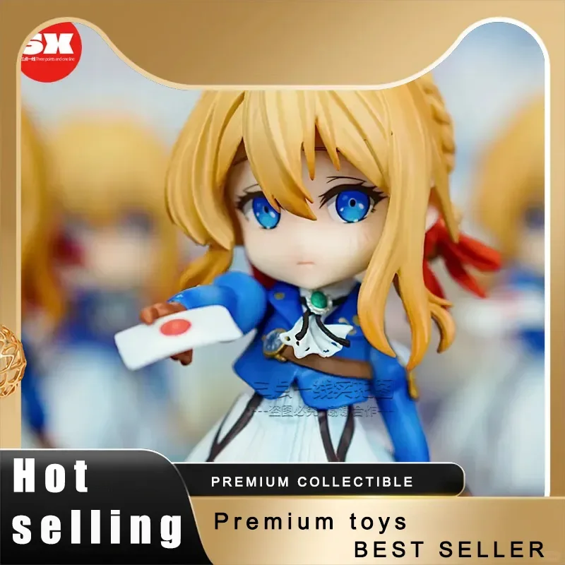 

Cute Chibi Violet Figure Eternal Garden Anime Merchandise 2D Computer Case Cool Toy Desktop Decoration 17.5cm