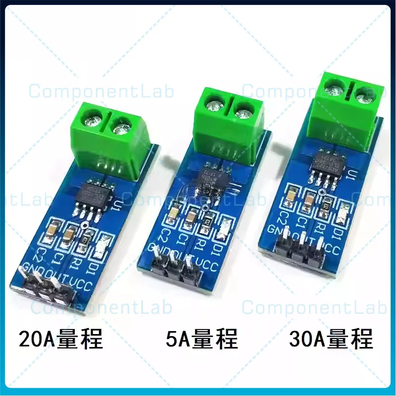 

10-50 шт. модулей ACS712 с диапазоном 5А/20А/30А, модуль датчика тока ACS712ELCTR, модуль датчика тока постоянного/переменного тока.