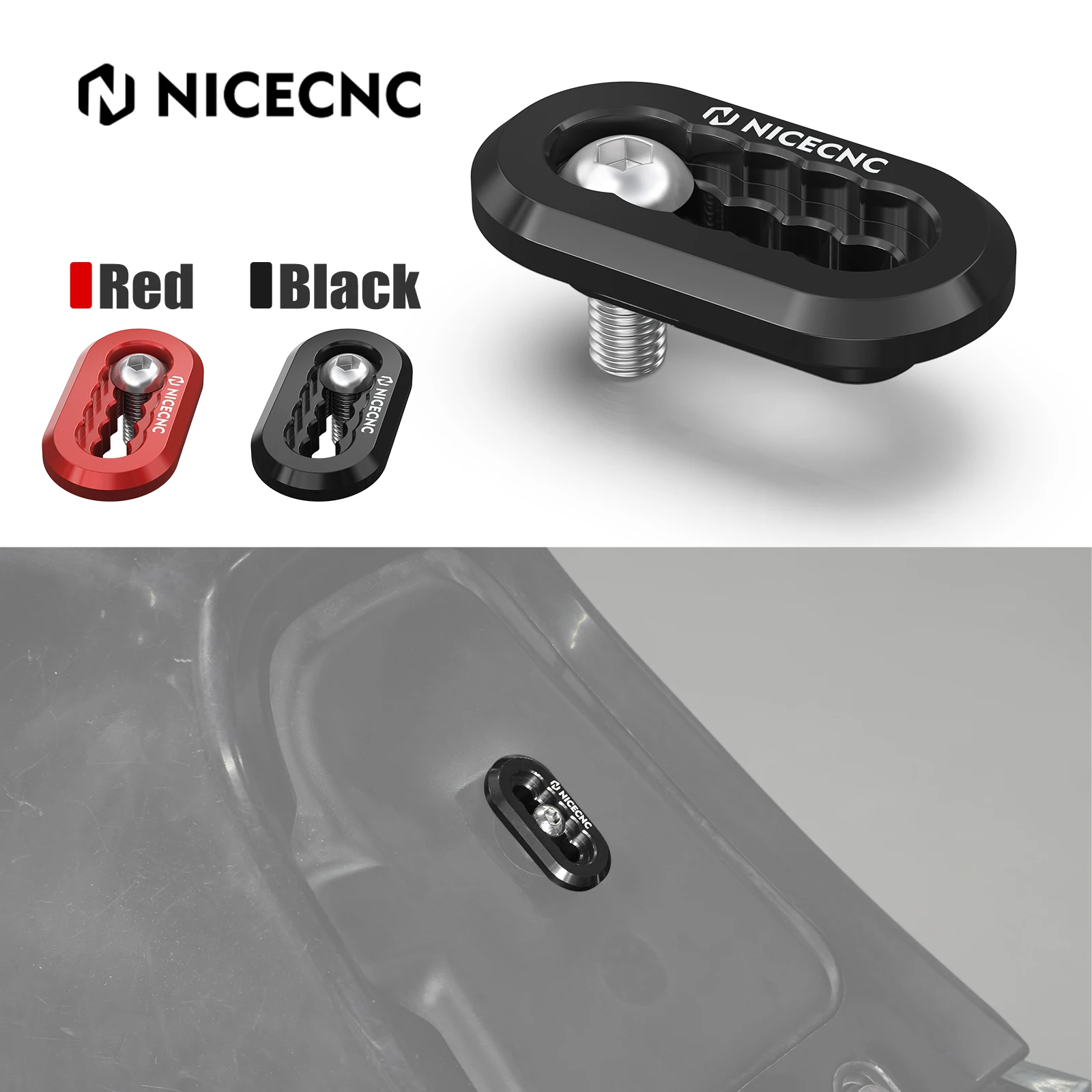 

Tank Seat Washer Aluminum 5 Holes Adjustable Seat Cushion Buckle With 1x Bolt For Honda TRX450R 2006-2009 TRX450ER 2006-2014