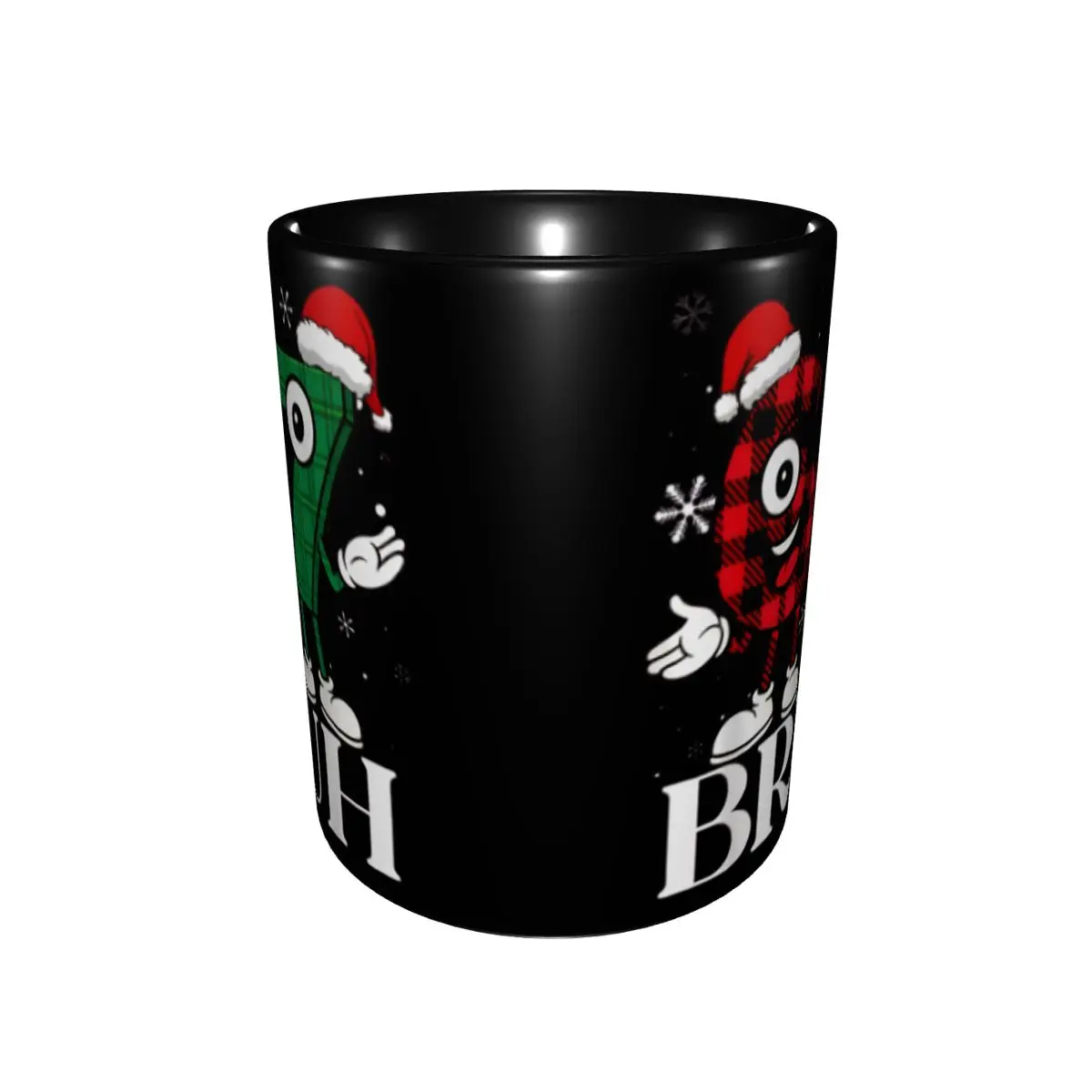 Santa 67 Christmas 6 7 Meme Gen Alpha Meme Six Seve Coffee Mug Novelty Tea Cups For Office